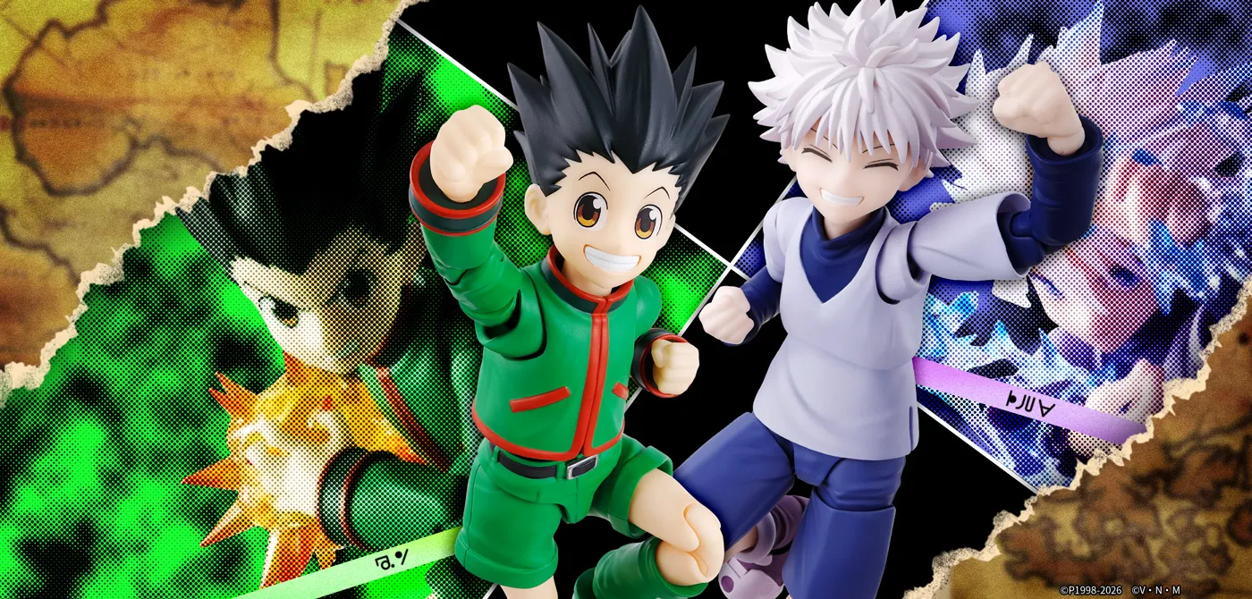 HUNTER×HUNTER フィギュア S.H.Figuarts(エス・エイチ・ フィギュアーツ) ゴン キルア