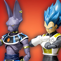 [ドラゴンボール] 破壊を司る神ビルス、超サイヤ人ゴッドSS（超サイヤ人）ベジータがS.H.Figuartsに登場！