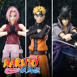 【NARUTO -ナルト- 疾風伝】S.H.Figuarts新シリーズの「うずまきナルト」「うちはサスケ」「春野サクラ」詳細公開！