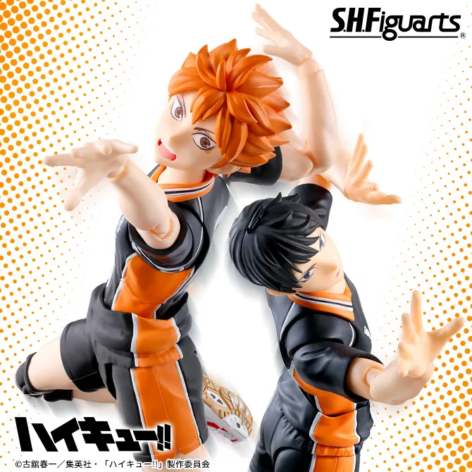 【ハイキュー!!】「日向翔陽」と「影山飛雄」がS.H.Figuartsに登場！