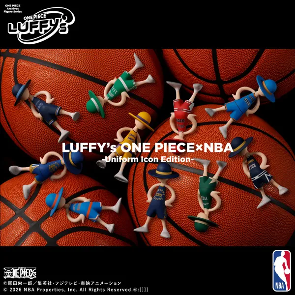 【LUFFY's】3/3予約開始「ONE PIECE×NBA -Uniform Icon Edition-」の商品詳細を公開！
