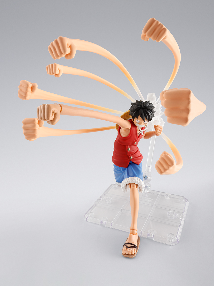 ONE PIECE フィギュア S.H.Figuarts モンキー・D・ルフィ -冒険の夜明け- ゴムゴムのオプションパーツセット