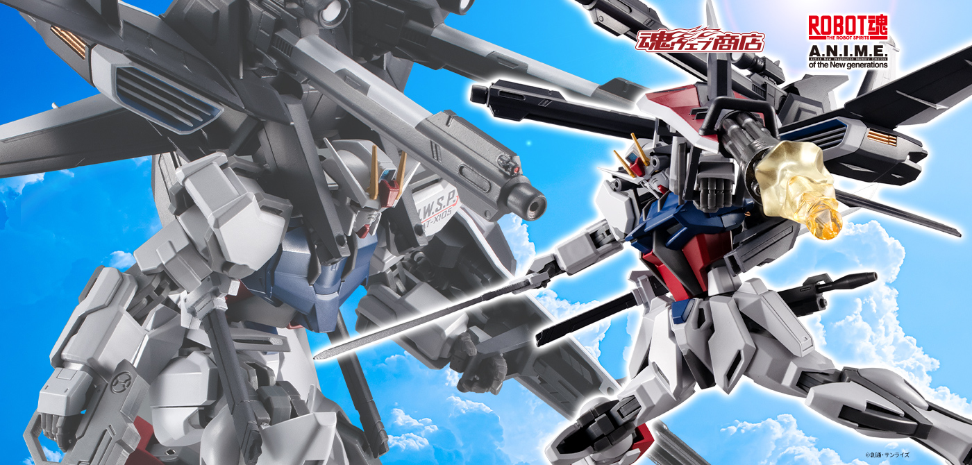 ROBOT魂 ＜SIDE MS＞ GAT-X105 ストライクガンダム（再生機）＋I.W.S.P. ver. A.N.I.M.E.