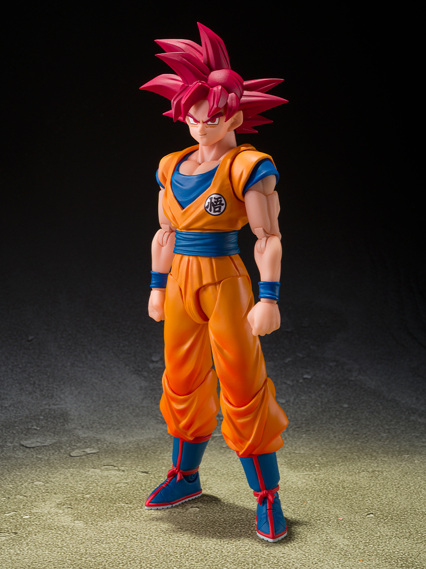 ドラゴンボール超 フィギュア S.H.Figuarts 超サイヤ人ゴッド孫悟空〈神の気を纏いし姿〉