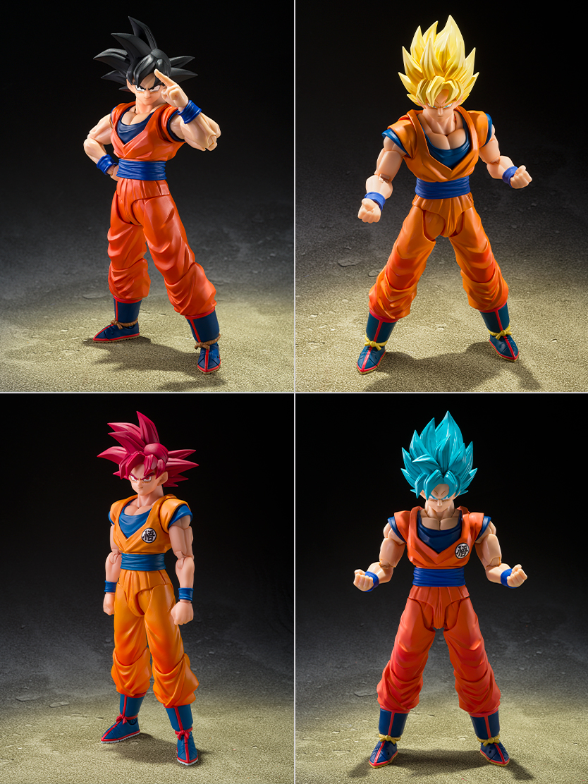ドラゴンボール超 フィギュア S.H.Figuarts 超サイヤ人ゴッド孫悟空〈神の気を纏いし姿〉