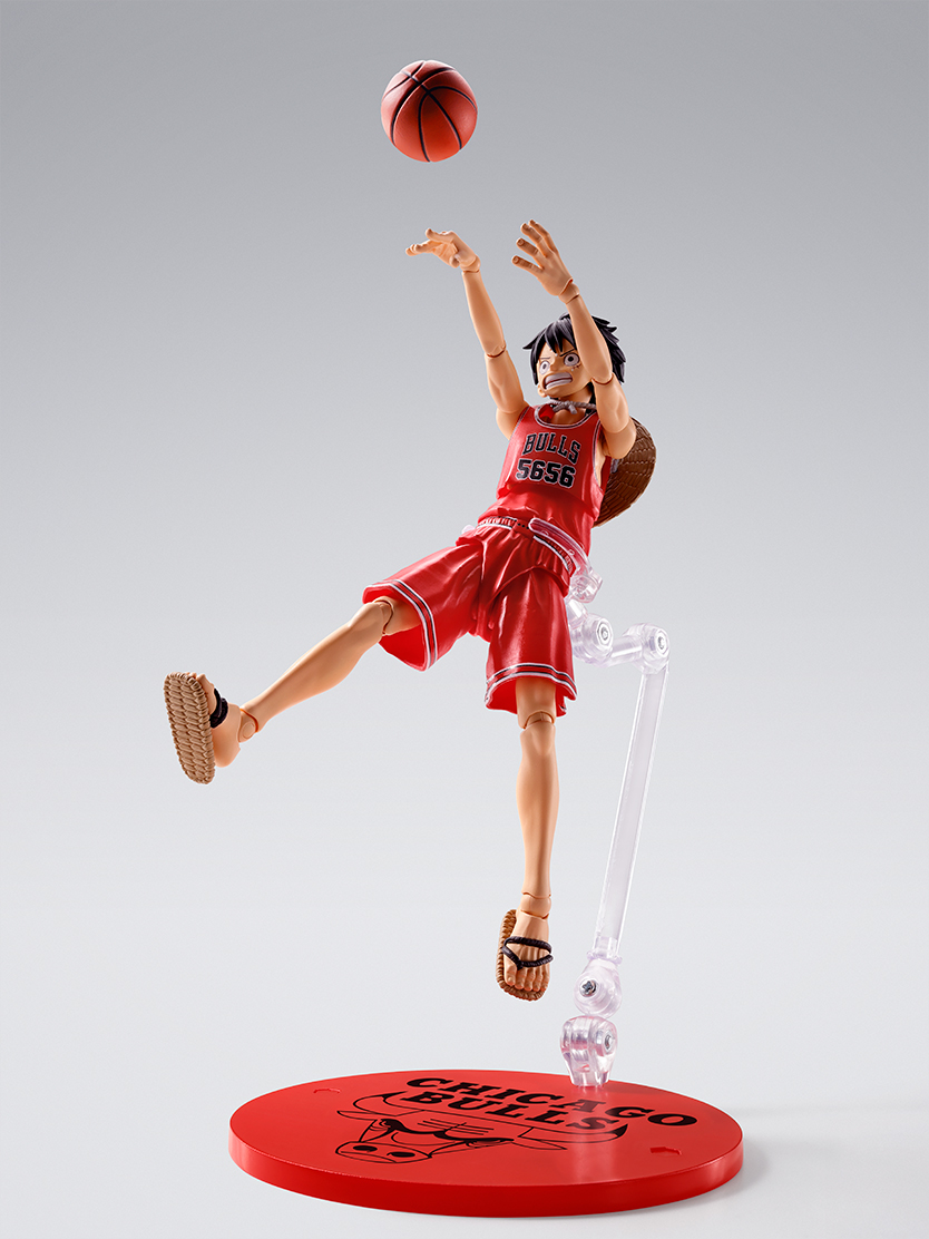 ワンピース フィギュア S.H.Figuarts ONE PIECE×NBA モンキー・D・ルフィ -CHICAGO BULLS ver.-