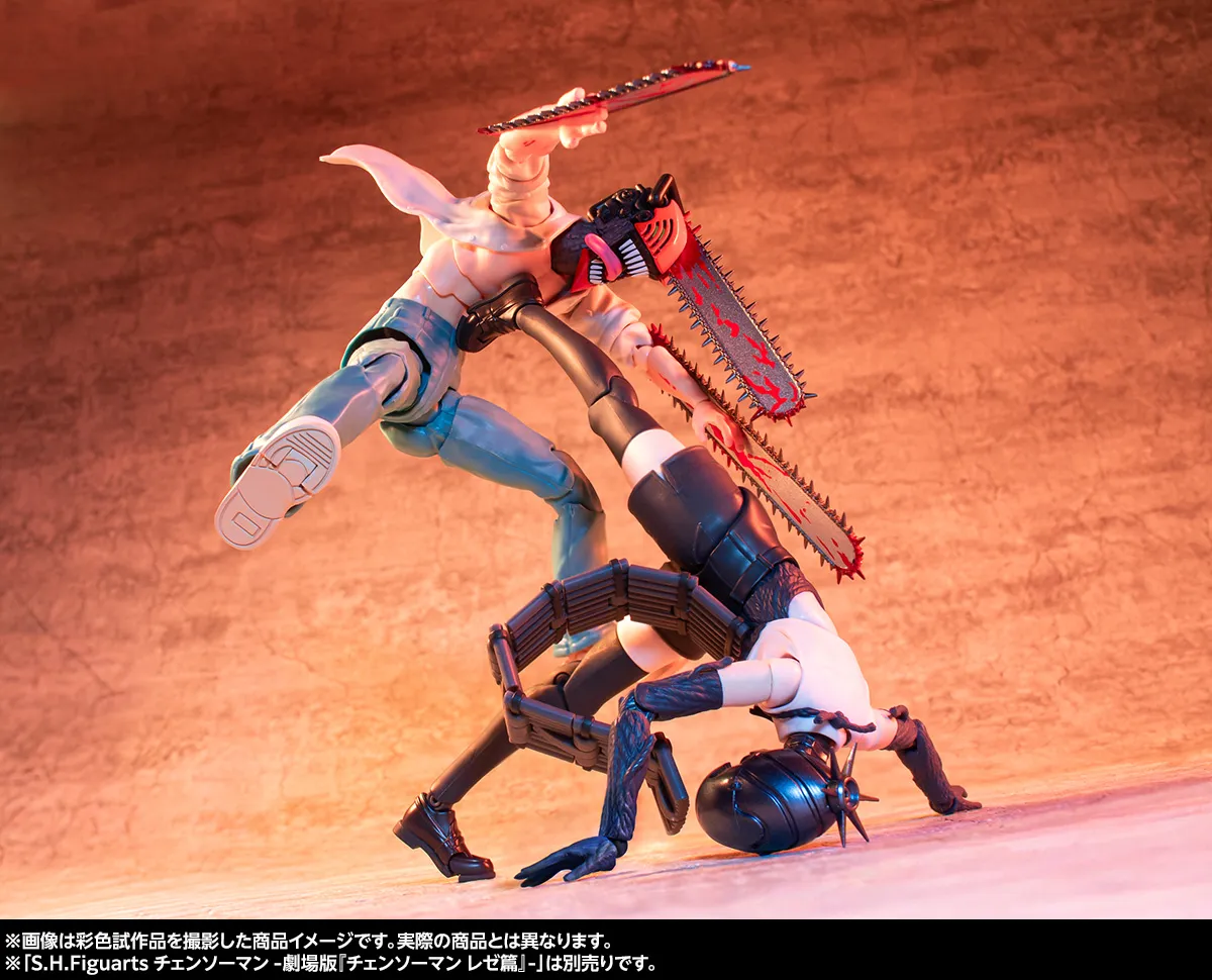 劇場版『チェンソーマン レゼ篇』公開中！魂ウェブ商店受注中　S.H.Figuartsレゼ、ボムご紹介