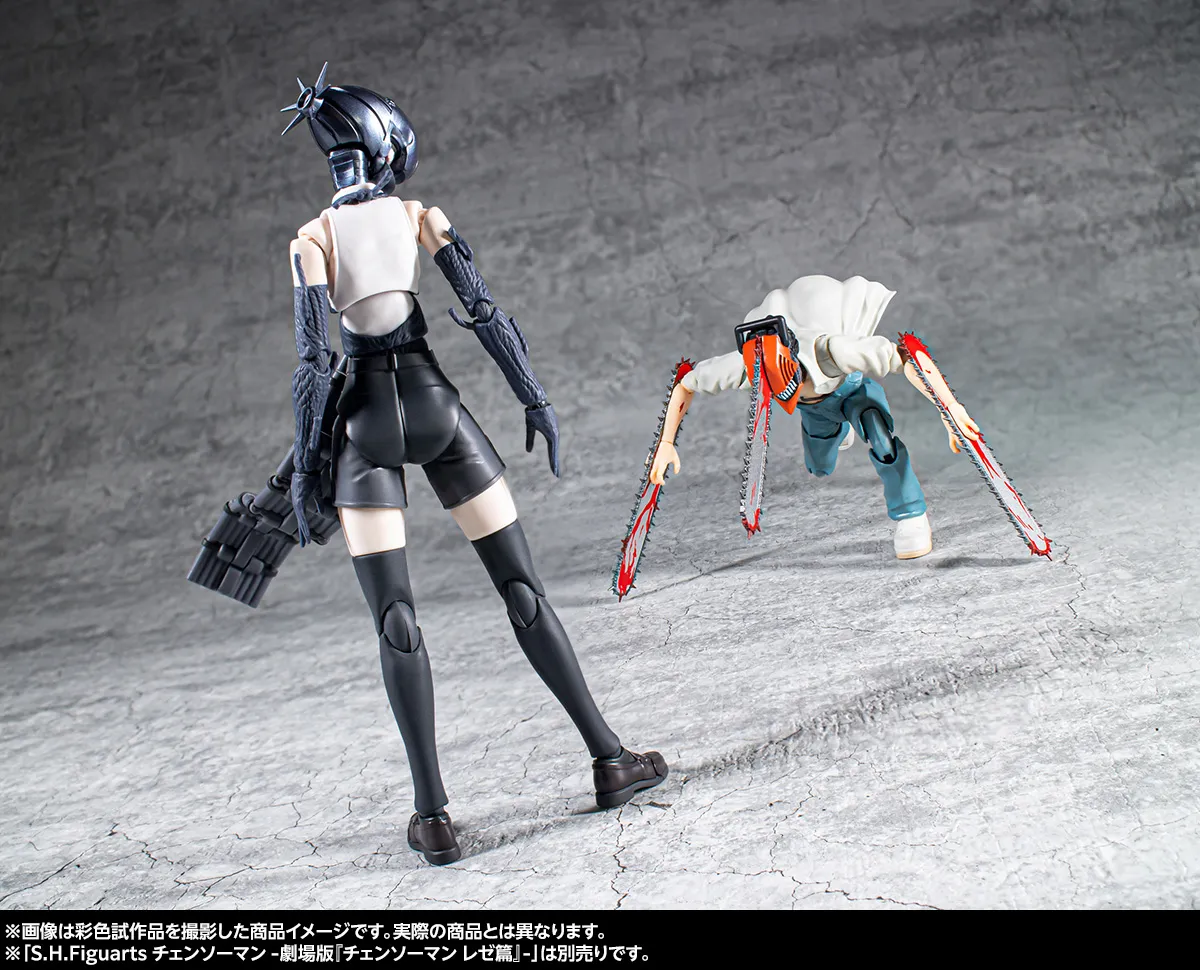 劇場版『チェンソーマン レゼ篇』公開中！魂ウェブ商店受注中　S.H.Figuartsレゼ、ボムご紹介