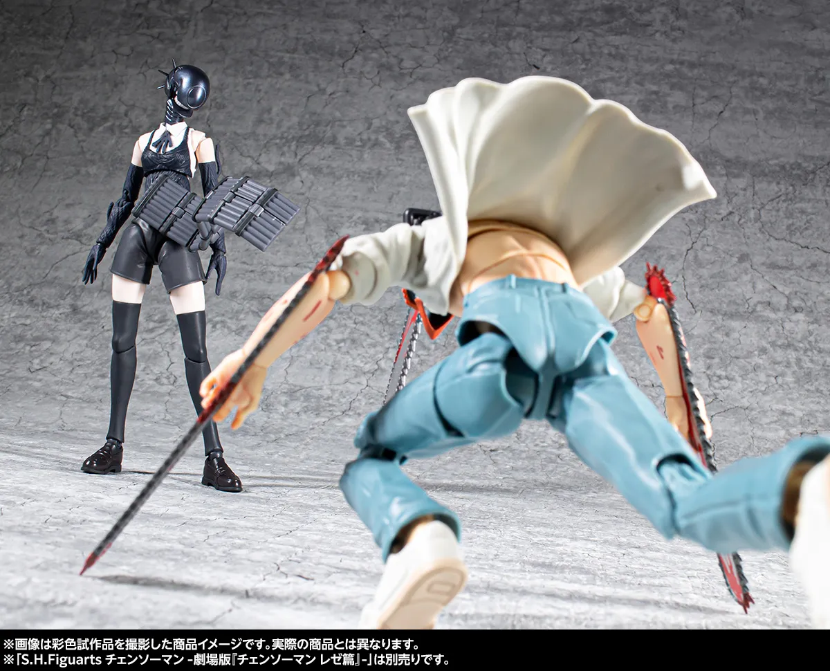 劇場版『チェンソーマン レゼ篇』公開中！魂ウェブ商店受注中　S.H.Figuartsレゼ、ボムご紹介