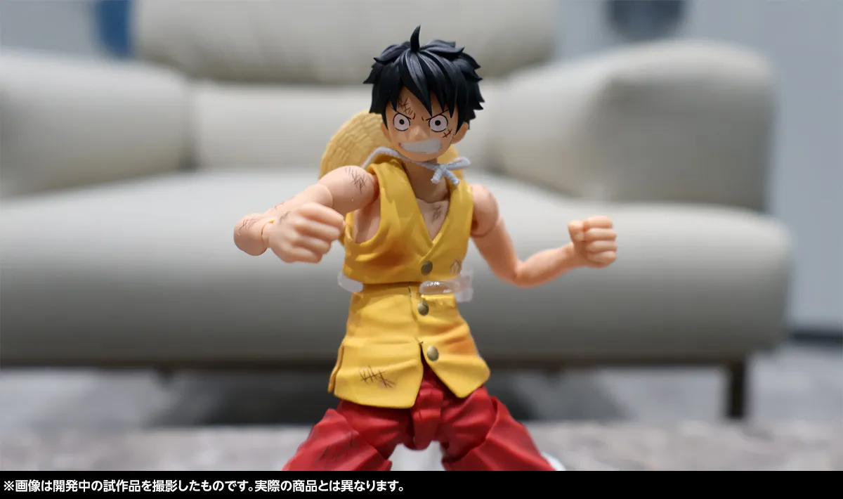 「S.H.Figuarts モンキー・D・ルフィ -マリンフォード頂上決戦-」原型師 長汐 響インタビュー