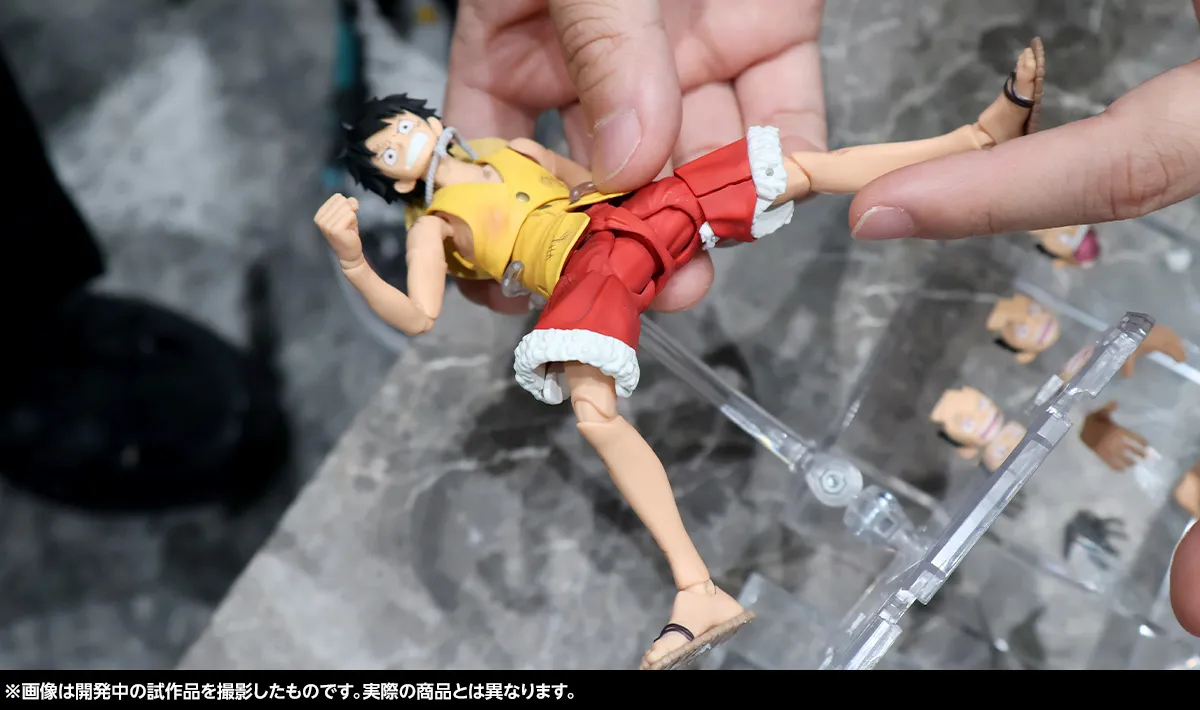 「S.H.Figuarts モンキー・D・ルフィ -マリンフォード頂上決戦-」原型師 長汐 響インタビュー