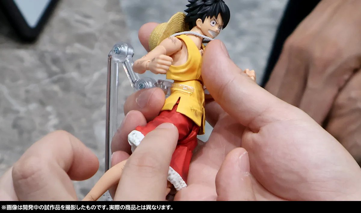 「S.H.Figuarts モンキー・D・ルフィ -マリンフォード頂上決戦-」原型師 長汐 響インタビュー