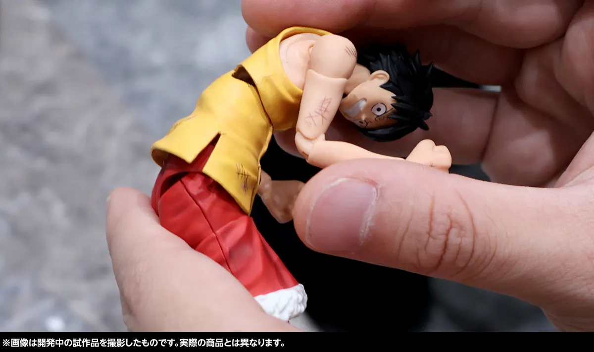 「S.H.Figuarts モンキー・D・ルフィ -マリンフォード頂上決戦-」原型師 長汐 響インタビュー